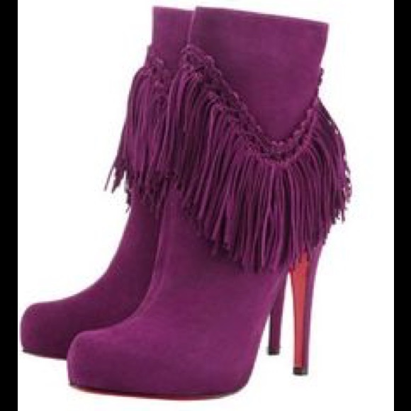 💜Christian Louboutin💜         💜 Rom Booties  💜 - Picture 4 of 6